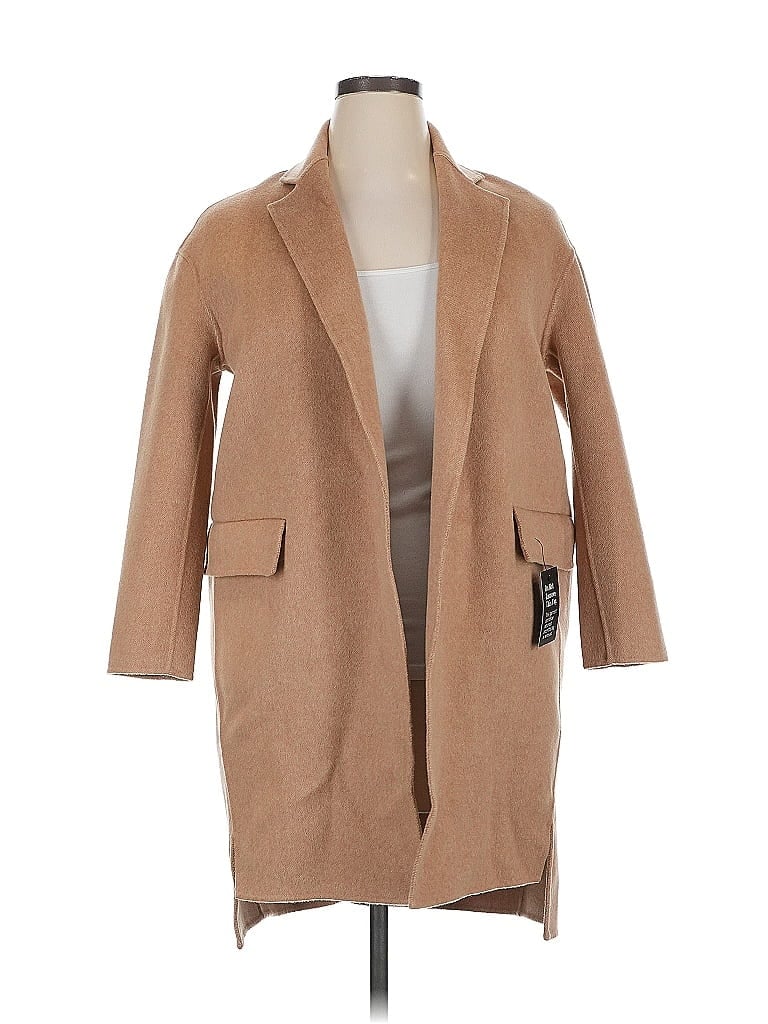 Quaint 100% Wool Tan Wool Coat Size 34 waist - photo 1