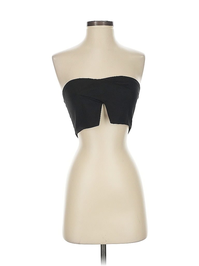 Pre-owned Tobi Tube Top Black Strapless Neckline Tops