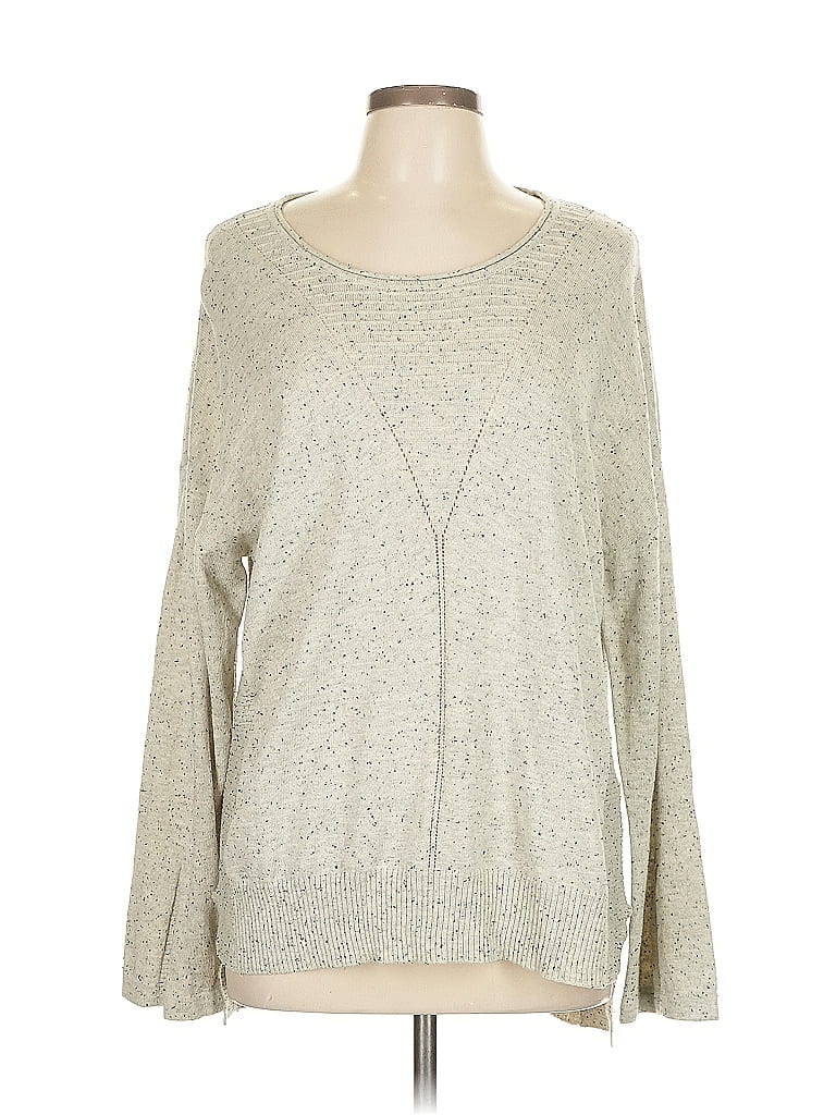 Pre-owned Neely Pullover Sweater In Silver