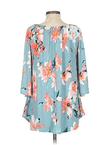 Honeyme 3/4 Sleeve Blouse (view 2)