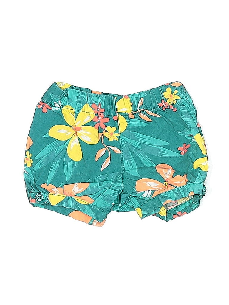 Just One You Made by Carter's 100% Cotton Tropical Teal Green Board Shorts Size Newborn - photo 1