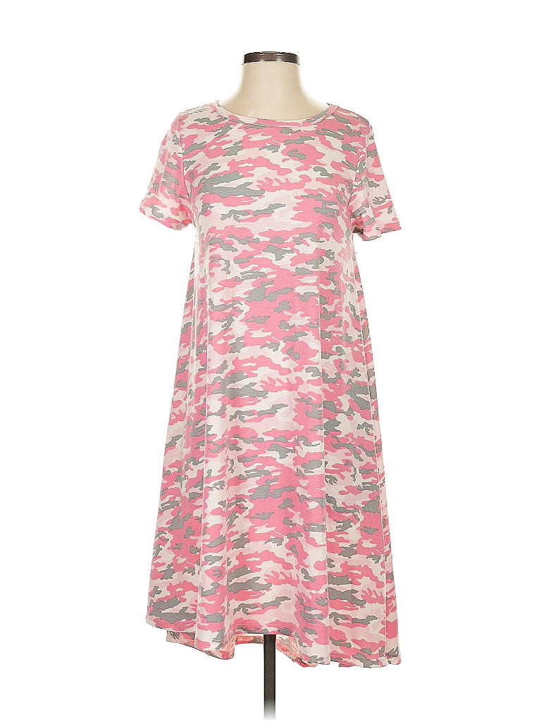 Pre-owned Lularoe Casual Dress In Pink