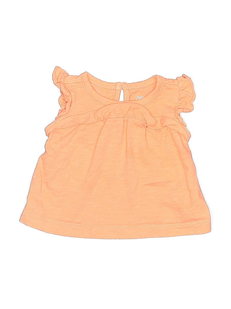 Just One You Made by Carter's 100% Cotton Orange Sleeveless T-Shirt Size Newborn - photo 1