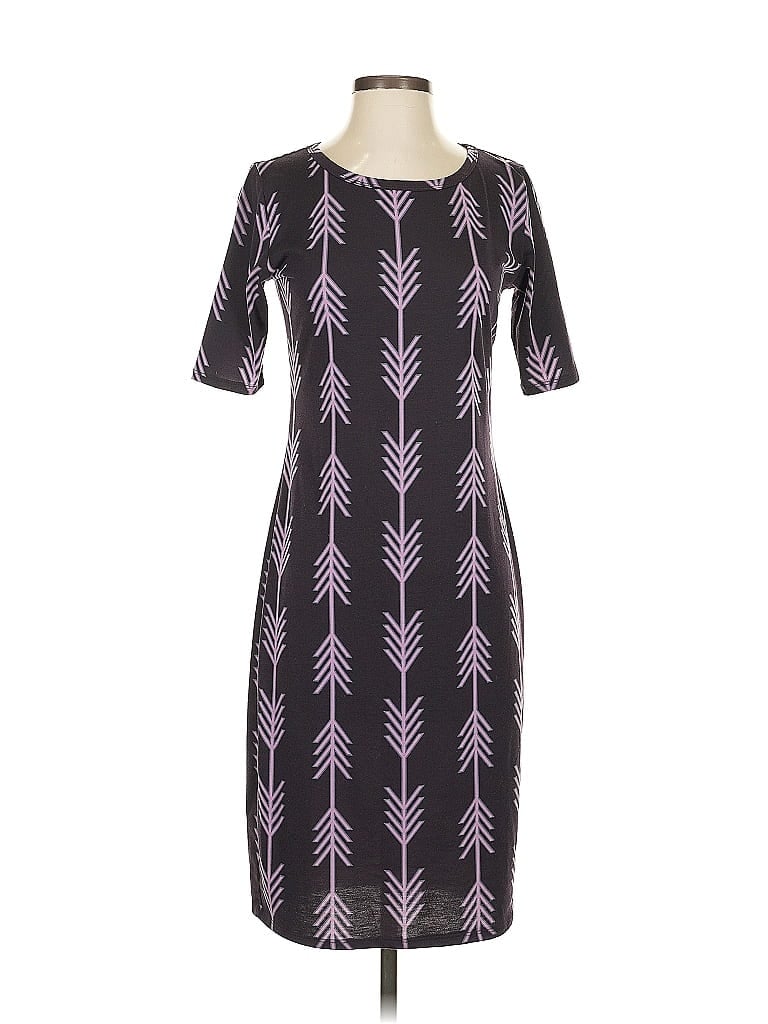 Pre-owned Lularoe Casual Dress In Gray