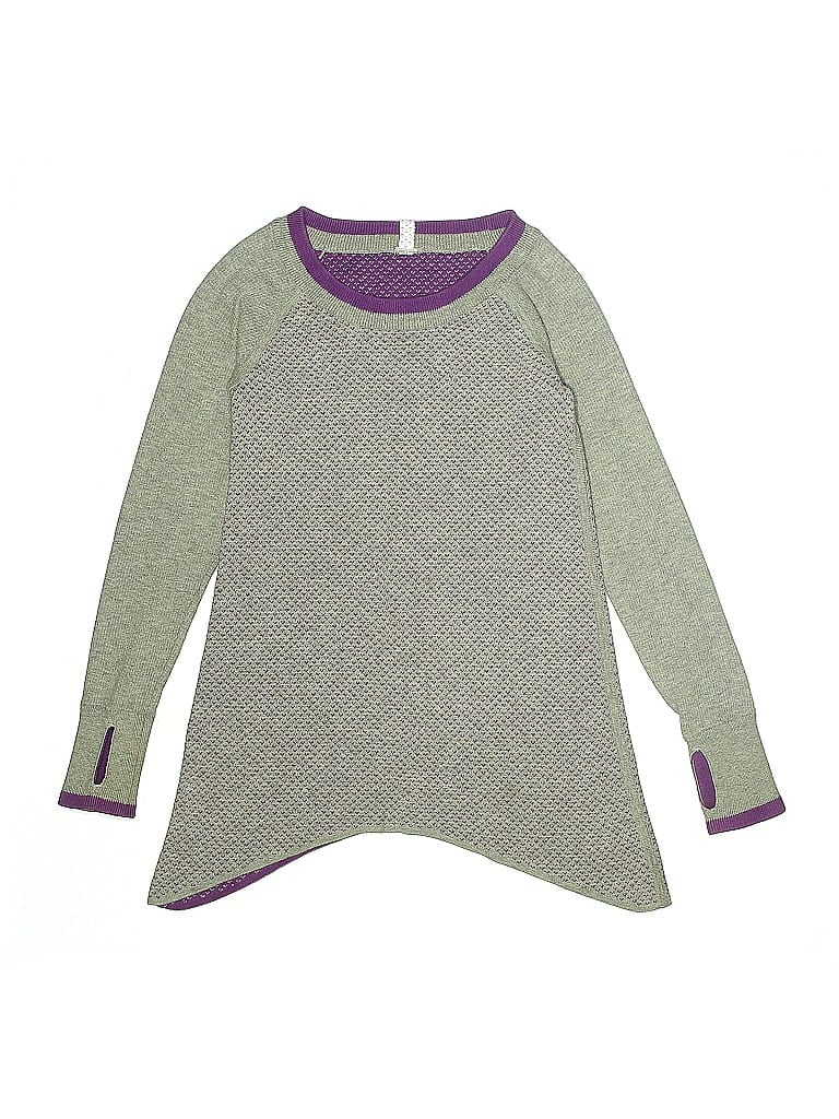 Ivivva Purple Gray Pullover Sweater Size 8 (estimated, big kids) - photo 1