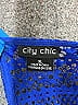 City Chic Blue Short Sleeve Blouse Size 22 - photo 3