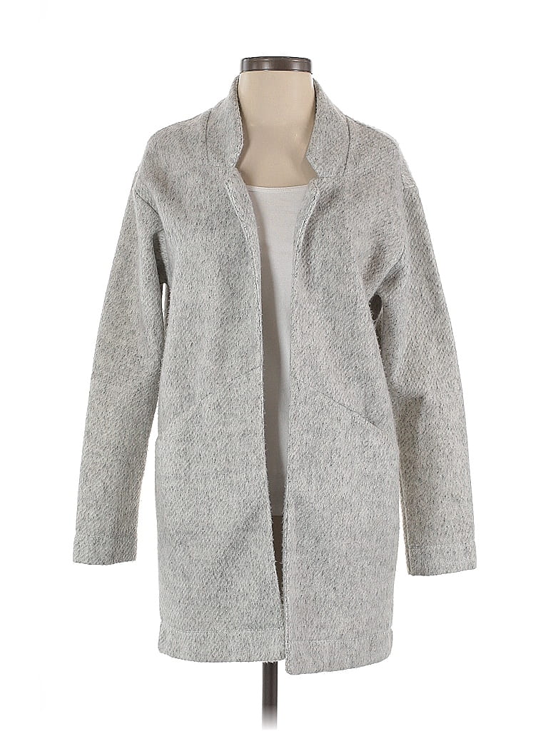 Pre-owned Express Cardigan Sweater In Gray