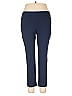 JM Collection Solid Blue Active Pants Size XL - photo 1