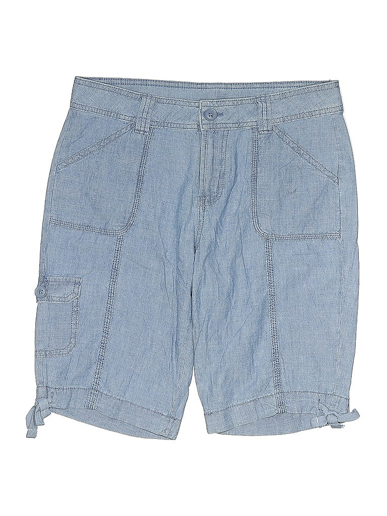 Pre-owned St. John's Bay Cargo Shorts In Blue