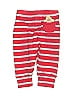 Just One Year by Carter's 100% Cotton Stripes Red Casual Pants 3-6 MO / 6 MO - photo 2