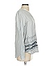 Burton Durable Goods 100% Cotton Gray Long Sleeve Blouse Size S - photo 3