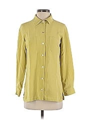 Chico's Design Long Sleeve Silk Top
