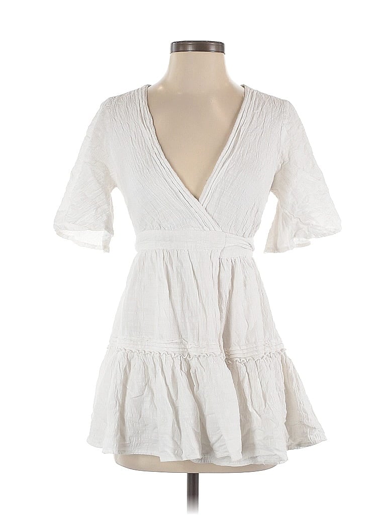 Polly White Casual Dress Size 2 - photo 1
