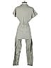 Zara Solid Gray Green Jumpsuit Size XS - photo 2