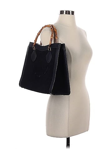 Gucci Vintage Diana Bamboo and Suede Satchel (view 2)