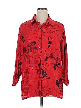 Chico's Design 3/4 Sleeve Silk Top