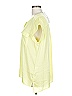 Chico's 100% Polyester Yellow Short Sleeve Blouse Size Lg (2) - photo 4