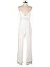 Saylor Solid White Jumpsuit Size S - photo 1