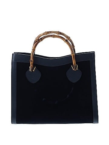 Gucci Vintage Diana Bamboo and Suede Satchel (view 1)