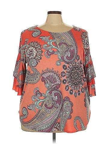 Honeyme 3/4 Sleeve Blouse (view 1)