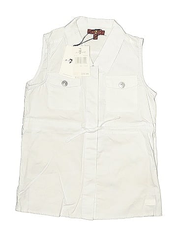 7 For All Mankind Sleeveless Button-Down Shirt (view 1)
