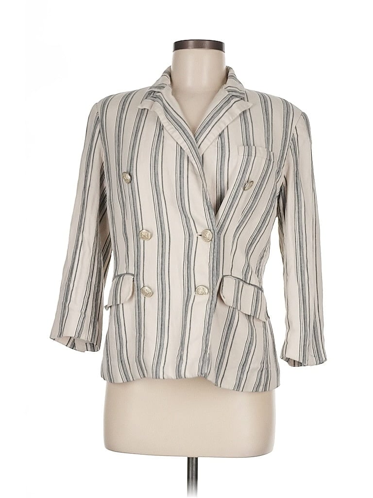 Pre-owned Polo Ralph Lauren Blazer Jacket In White