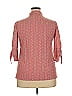Unbranded Red Pink 3/4 Sleeve Blouse Size 30 - 32 Tall - photo 2