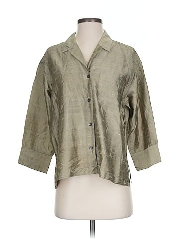 Chico's Design 3/4 Sleeve Silk Top (view 1)