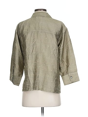Chico's Design 3/4 Sleeve Silk Top (view 2)