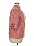 Unbranded Red Pink 3/4 Sleeve Blouse Size 30 - 32 Tall - photo 4