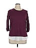 Fortune + Ivy Burgundy 3/4 Sleeve Top Size XL - photo 1