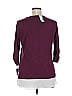Fortune + Ivy Burgundy 3/4 Sleeve Top Size XL - photo 2