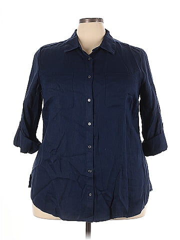Charter Club 3/4 Sleeve Button-Down Shirt (view 1)