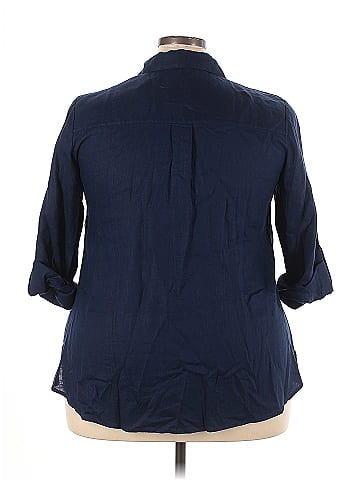 Charter Club 3/4 Sleeve Button-Down Shirt (view 2)