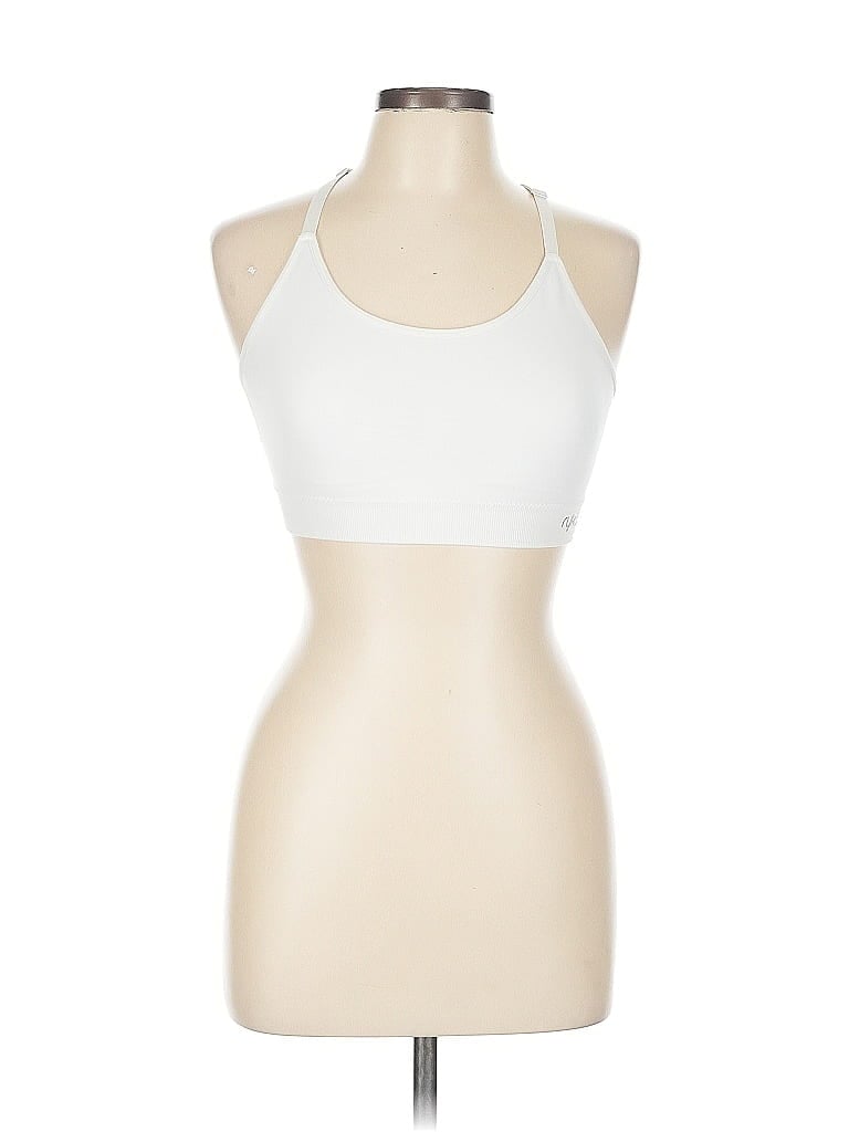 Pre-owned Ryka Tank Top White Halter Neckline Tops