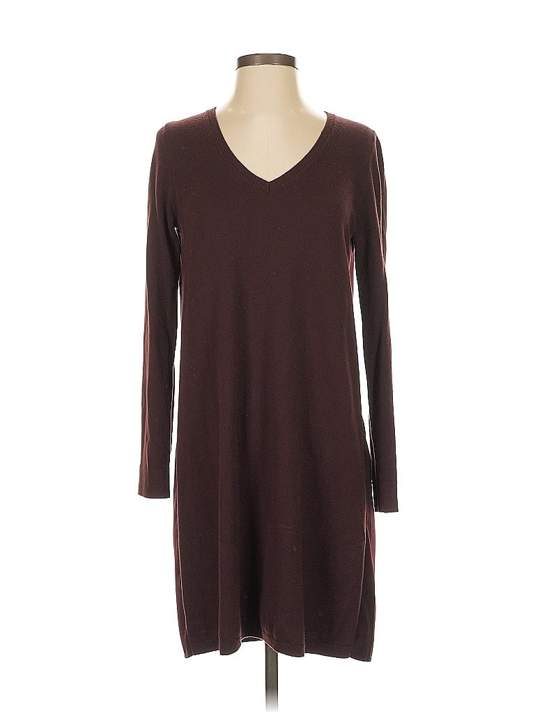 Pre-owned Ann Taylor Loft Casual Dress In Brown