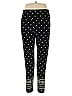Lou & Grey Polka Dots Black Leggings Size XL - photo 1