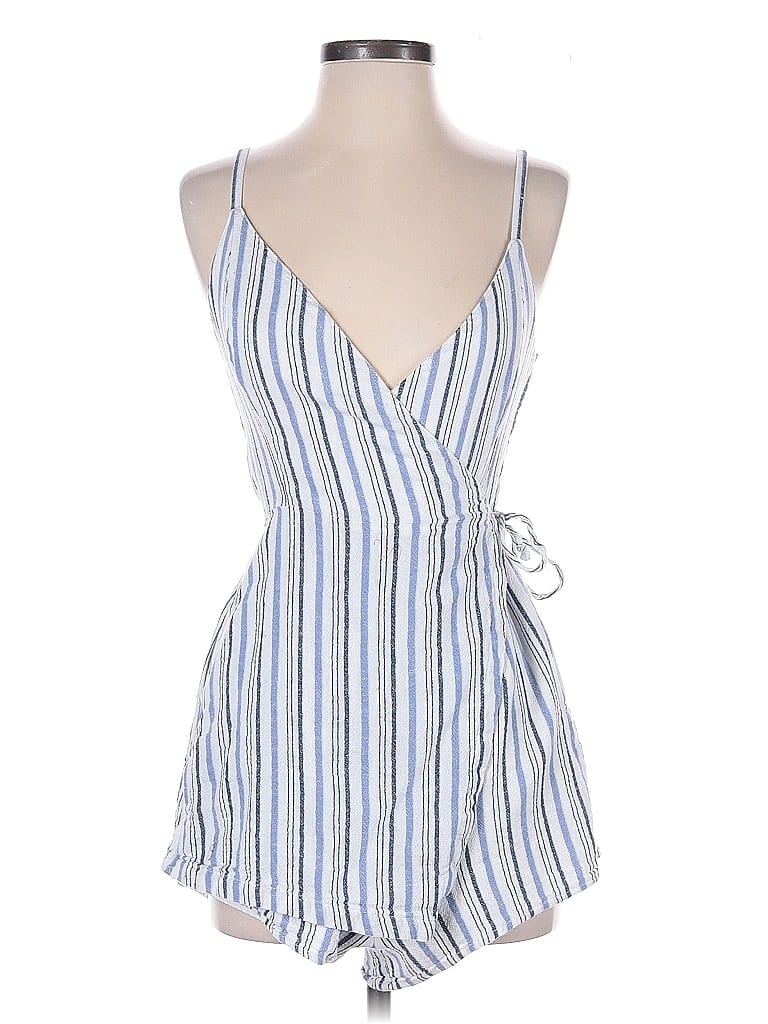 Pre-owned Hollister Romper In Blue