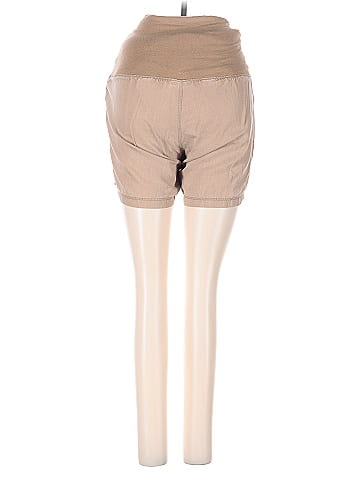 BeMaternity by Ingrid & Isabel Khaki Shorts (view 2)
