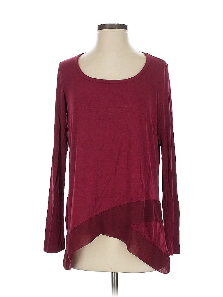 Bordeaux Burgundy 3/4 Sleeve T-Shirt Size S - photo 1