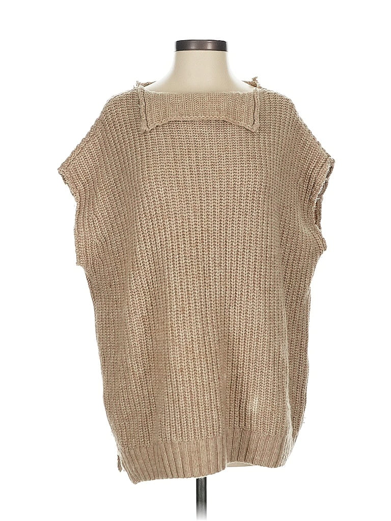 Dissh Tan Sweater Vest Size XS - photo 1