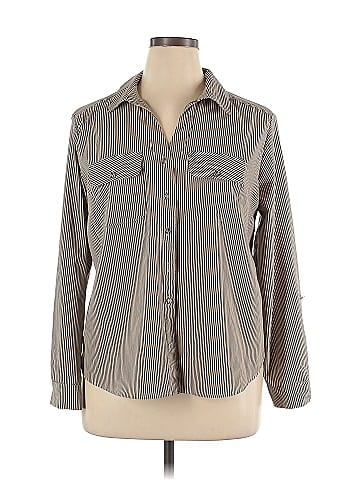 Adrienne Vittadini Long Sleeve Blouse (view 1)
