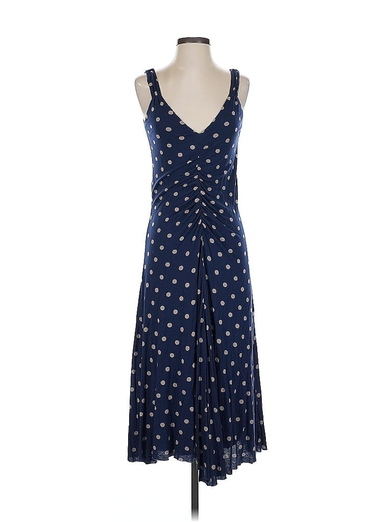 Pre-owned Velvet Casual Dress In Blue