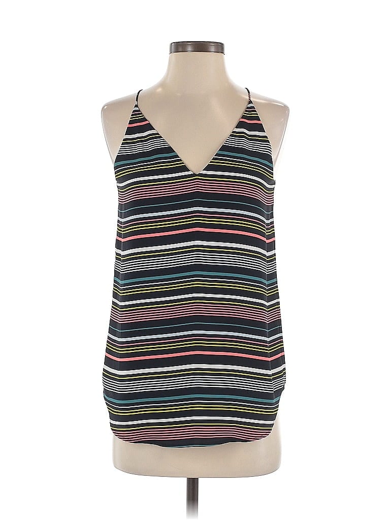 Pre-owned Ann Taylor Loft Sleeveless Top Burgundy Halter Neckline Tops