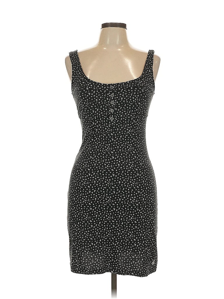 Volcom Polka Dots Black Cocktail Dress Size 12 - photo 1