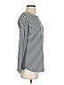 T by Talbots Stripes Silver Long Sleeve T-Shirt Size XS - photo 4