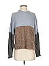 SØSKEN Color Block Gray Brown Wool Pullover Sweater Size XS (0) - photo 1