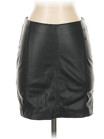 Free People Faux Leather Skirt (view 1)