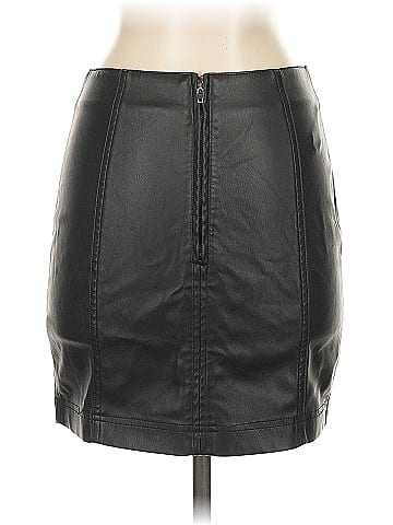 Free People Faux Leather Skirt (view 2)