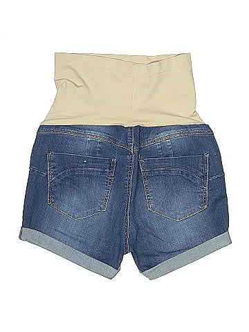Blue Savvy Denim Shorts (view 2)